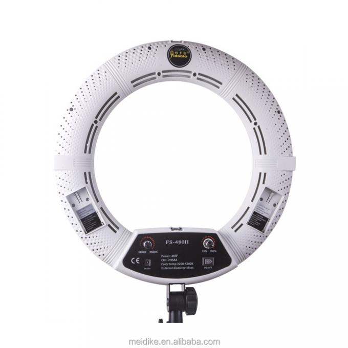 đ&egrave;n v&ograve;ng sống 18 inch trang điểm dẫn v&ograve;ng tr&ograve;n đ&egrave;n v&ograve;ng với bộ điều khiển từ xa đứng ch&acirc;n ba FE-480II 0